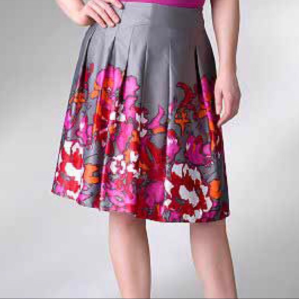 3/$12 - Spring Colorful Business Casual Lane Bryant size 16 floral skirt- NWT